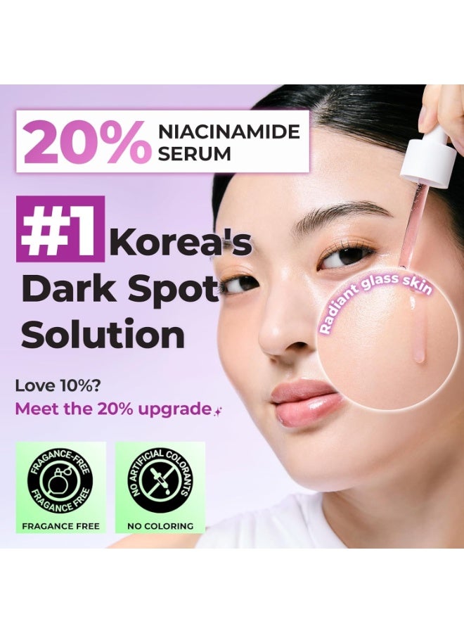 JUMISO Niacinamide 20% Face Serum, Dark Spot & Uneven Tone Care, TXA + Glutathione, Pore & Oil Control for Glass Skin, Centella Soothing, Korean Skincare, 40ml (1.35 fl oz) - Image 3